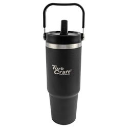 TORK CRAFT Stainless Steel Travel Tumbler C/w Straw Charcoal 800ml